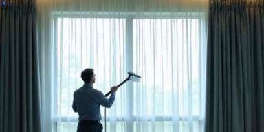 Commercial curtain steam cleaning service wolffdene hotels offices