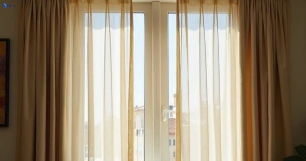 Dusty and dull curtains in wolffdene before steam cleaning